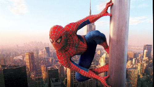 gambar elsa dan spiderman