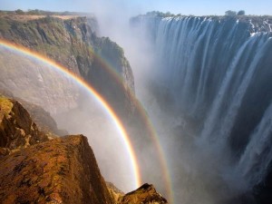 Foto Air Terjun Victoria Afrika